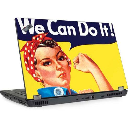 Rosie The Riveter Vintage War Poster Lenovo ThinkPad Skin