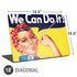 Rosie The Riveter Vintage War Poster Universal Laptop 18in (14.6 x 10.6in) Skin