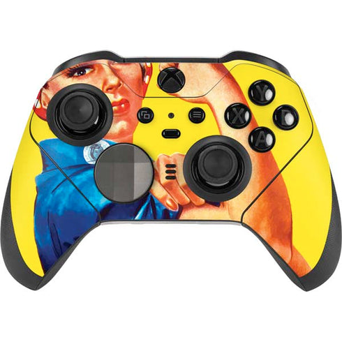 Rosie The Riveter Vintage War Poster Xbox Elite Wireless Controller Series 2 Skin