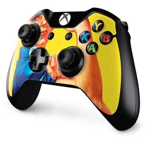 Rosie The Riveter Vintage War Poster Xbox One Controller Skin