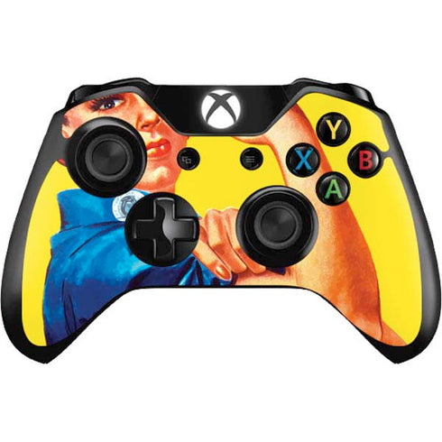 Rosie The Riveter Vintage War Poster Xbox One Controller Skin