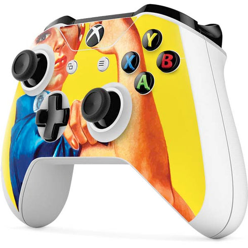 Rosie The Riveter Vintage War Poster Xbox One S Controller Skin