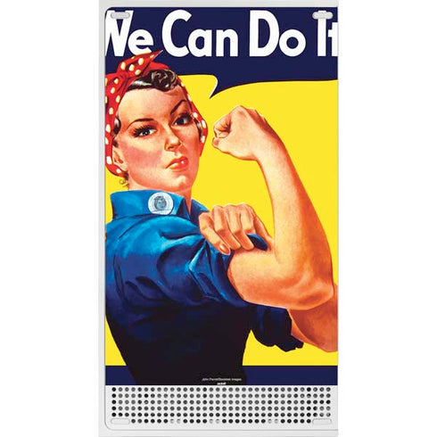 Rosie The Riveter Vintage War Poster Xbox Series S Console Skin