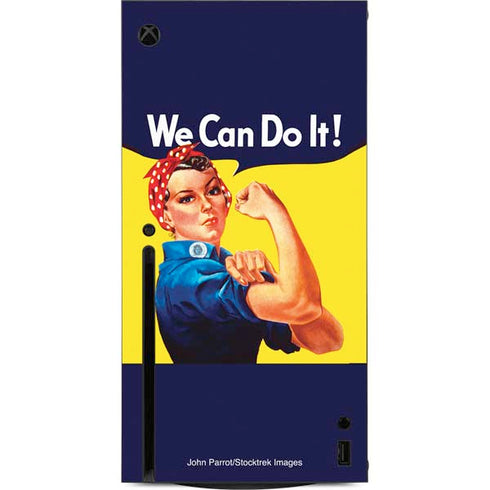 Rosie The Riveter Vintage War Poster Xbox Series X Console Skin