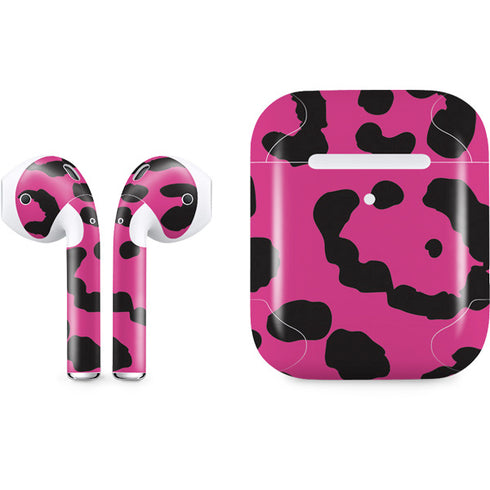 Rosy Leopard Apple AirPods 2 Skin