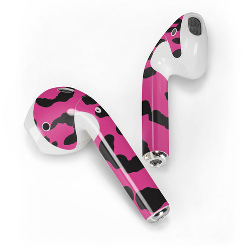 Rosy Leopard Apple AirPods 2 Skin
