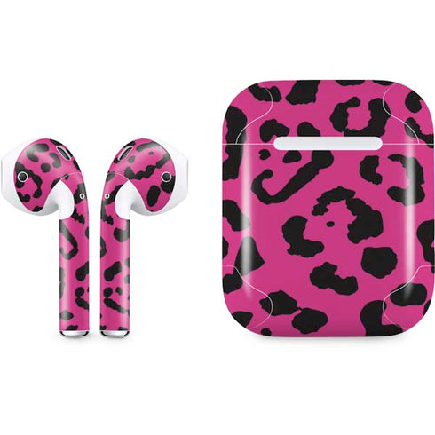 Rosy Leopard Apple AirPods Skin