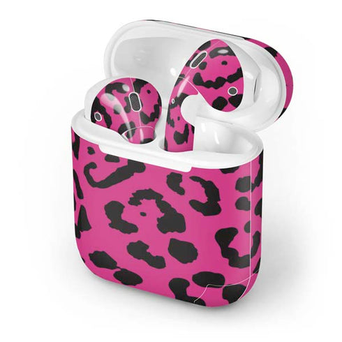 Rosy Leopard Apple AirPods Skin