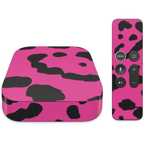 Rosy Leopard Apple TV Skin
