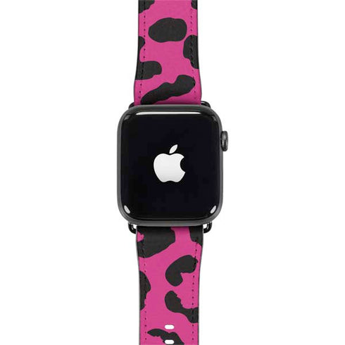 Rosy Leopard Apple Watch Band 42-44mm