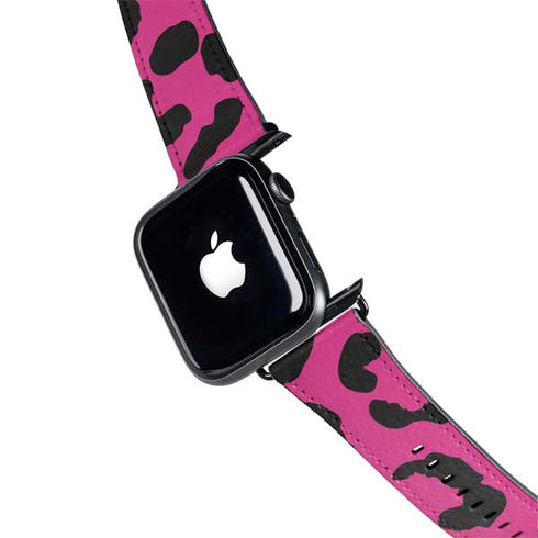 Rosy Leopard Apple Watch Band 42-44mm