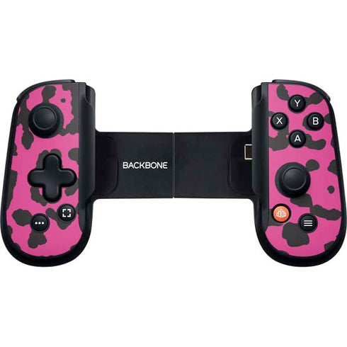 Rosy Leopard Backbone One for iPhone Game Controller Skin