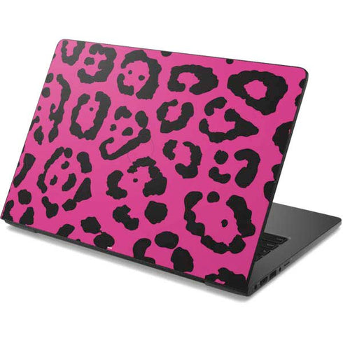 Rosy Leopard Dell Chromebook Skin