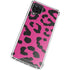 Rosy Leopard Galaxy A12 Clear Case
