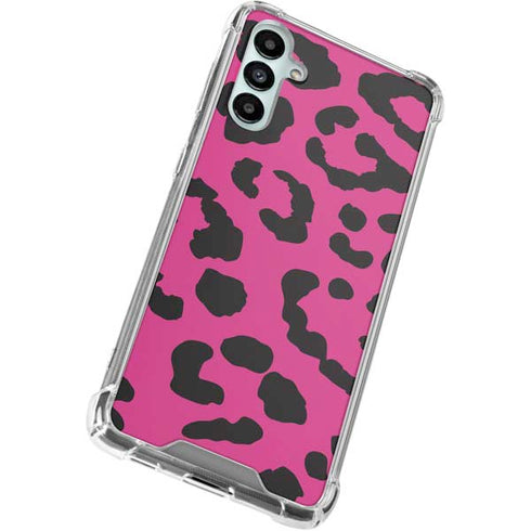 Rosy Leopard Galaxy A15 5G Clear Case