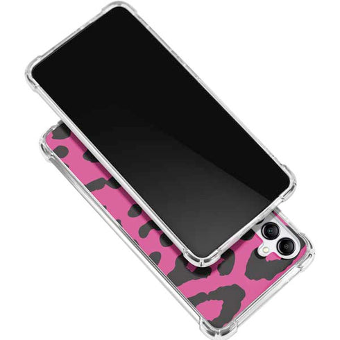 Rosy Leopard Galaxy A15 5G Clear Case
