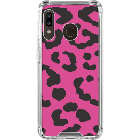 Rosy Leopard Galaxy A30 Clear Case