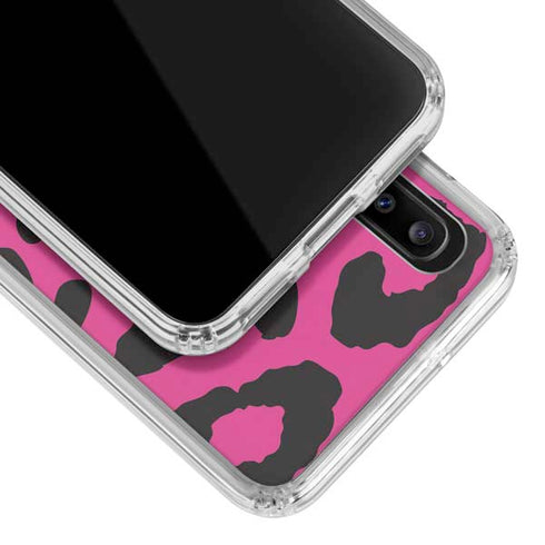 Rosy Leopard Galaxy A30 Clear Case