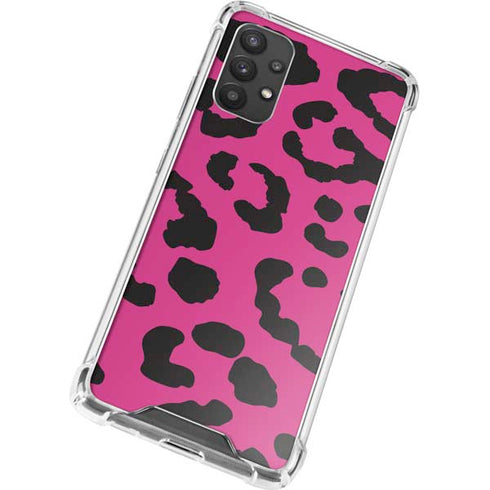 Rosy Leopard Galaxy A32 5G Clear Case