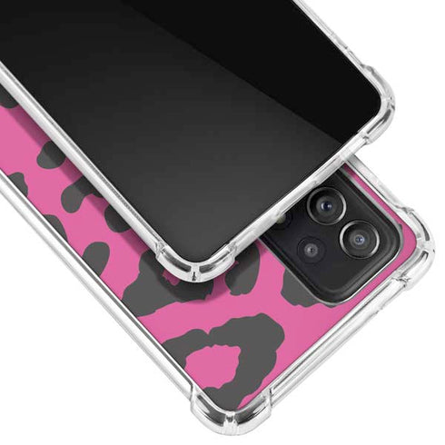 Rosy Leopard Galaxy A52 5G Clear Case