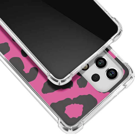 Rosy Leopard Galaxy A53 5G Clear Case