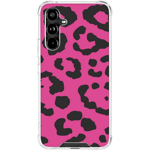 Rosy Leopard Galaxy A54 5G Clear Case
