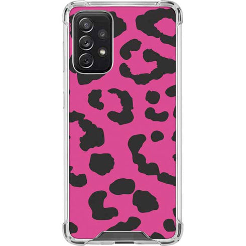 Rosy Leopard Galaxy A72 5G Clear Case