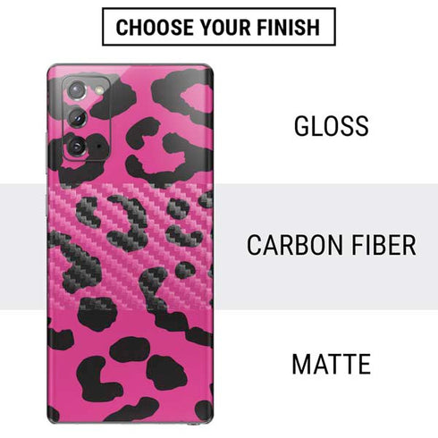 Rosy Leopard Galaxy Note20 5G Skin