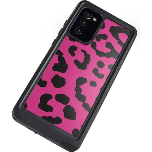 Rosy Leopard Galaxy Note20 5G Waterproof Case