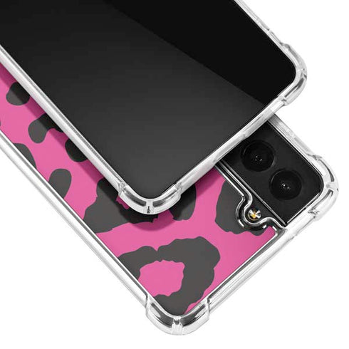Rosy Leopard Galaxy S21 FE Clear Case