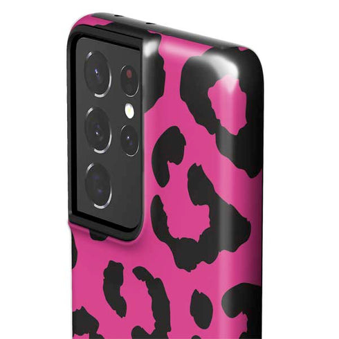 Rosy Leopard Galaxy S21 Ultra 5G Pro Case
