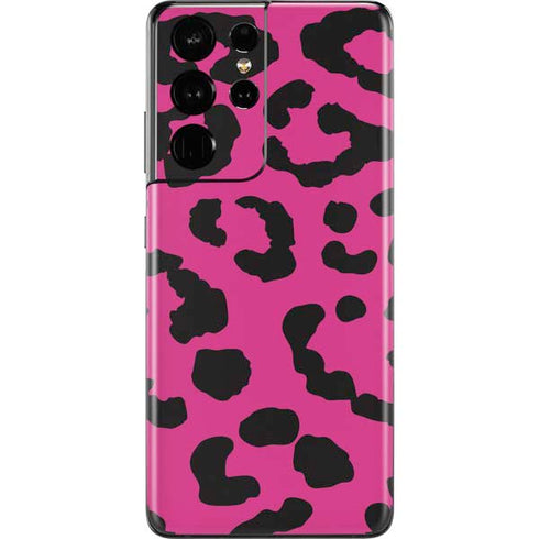 Rosy Leopard Galaxy S21 Ultra 5G Skin