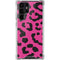 Rosy Leopard Galaxy S22 Ultra Clear Case