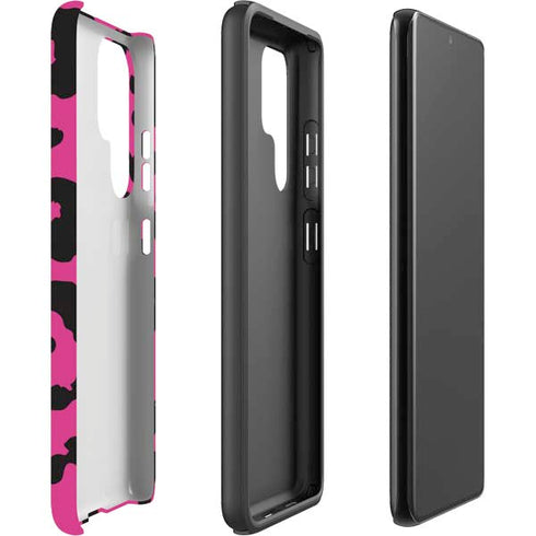 Rosy Leopard Galaxy S22 Ultra Pro Case