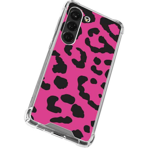 Rosy Leopard Galaxy S23 Clear Case