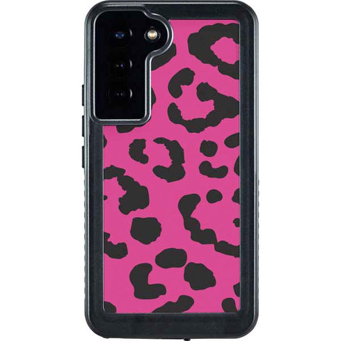 Rosy Leopard Galaxy S23 Plus Waterproof Case