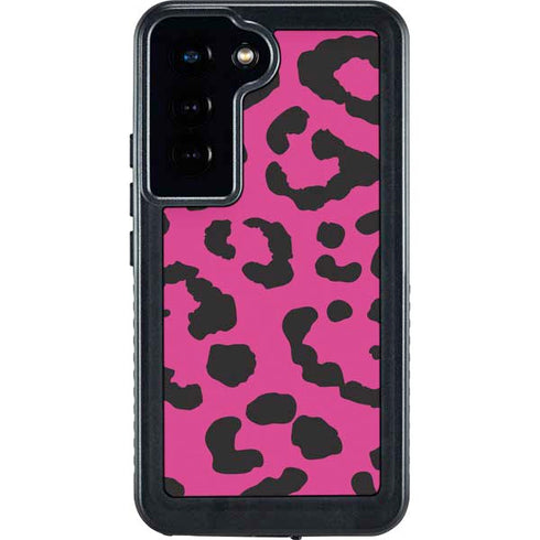 Rosy Leopard Galaxy S23 Waterproof Case