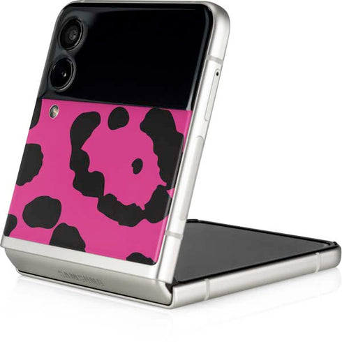 Rosy Leopard Galaxy Z Flip4 5G Skin