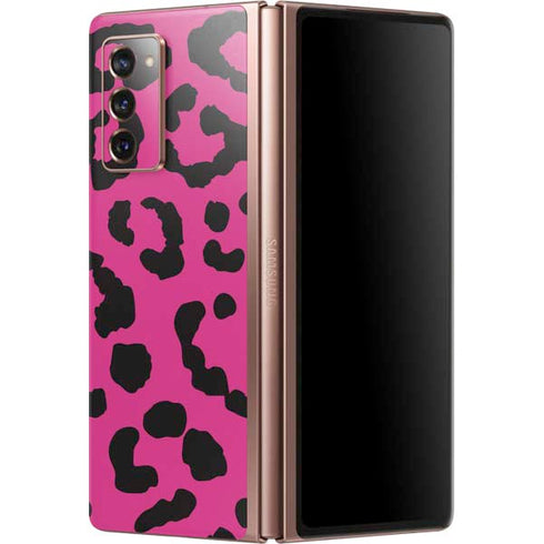 Rosy Leopard Galaxy Z Fold2 5G Skin