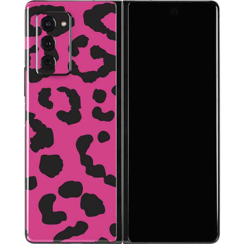Rosy Leopard Galaxy Z Fold2 5G Skin