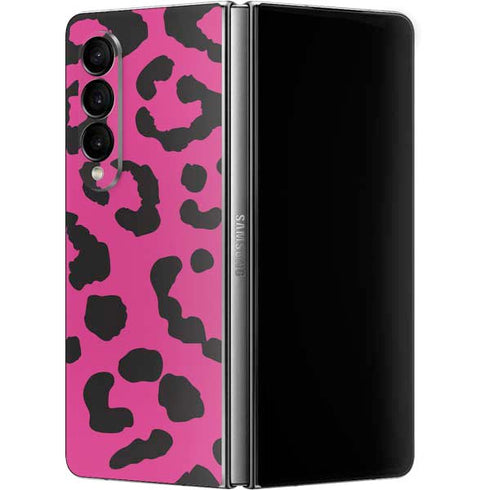Rosy Leopard Galaxy Z Fold4 5G Skin