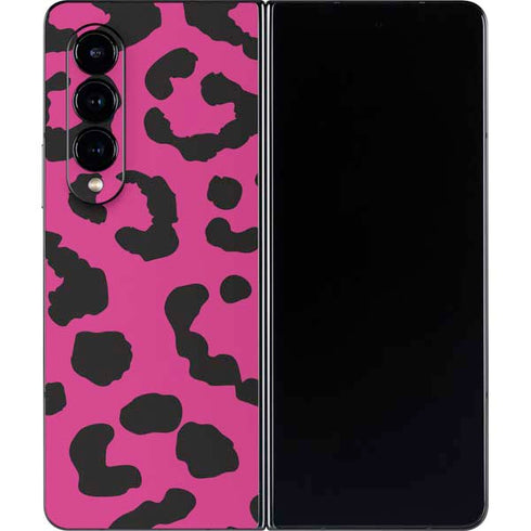 Rosy Leopard Galaxy Z Fold4 5G Skin