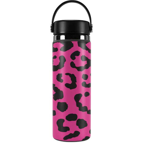 Rosy Leopard Hydro Flask 20oz Wide Mouth Skin