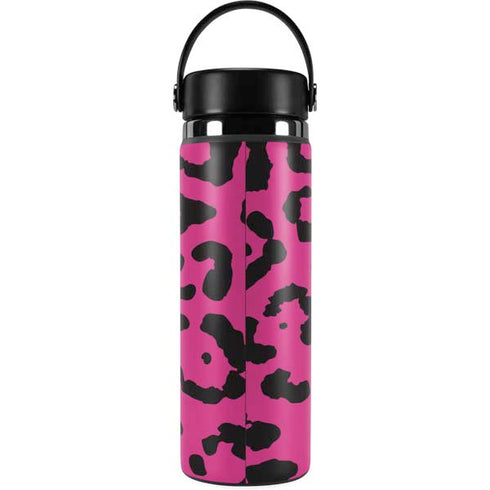 Rosy Leopard Hydro Flask 20oz Wide Mouth Skin