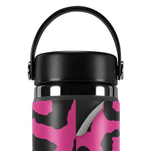 Rosy Leopard Hydro Flask 20oz Wide Mouth Skin