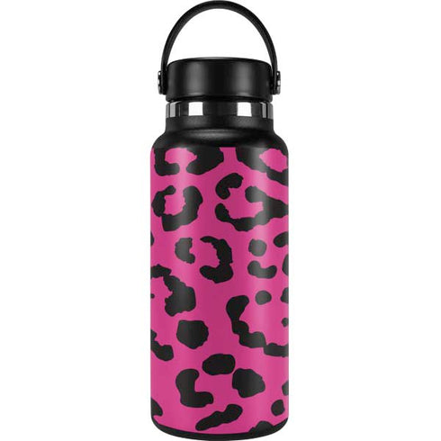 Rosy Leopard Hydro Flask 32oz Wide Mouth Skin