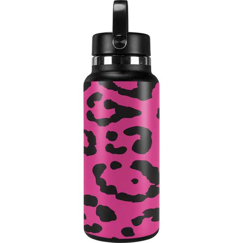 Rosy Leopard Hydro Flask 32oz Wide Mouth Skin