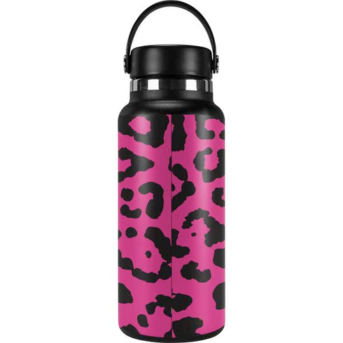 Rosy Leopard Hydro Flask 32oz Wide Mouth Skin