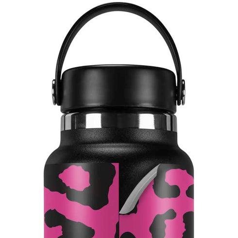 Rosy Leopard Hydro Flask 32oz Wide Mouth Skin