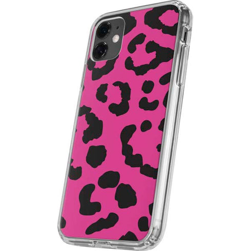 Rosy Leopard iPhone 11 Clear Case